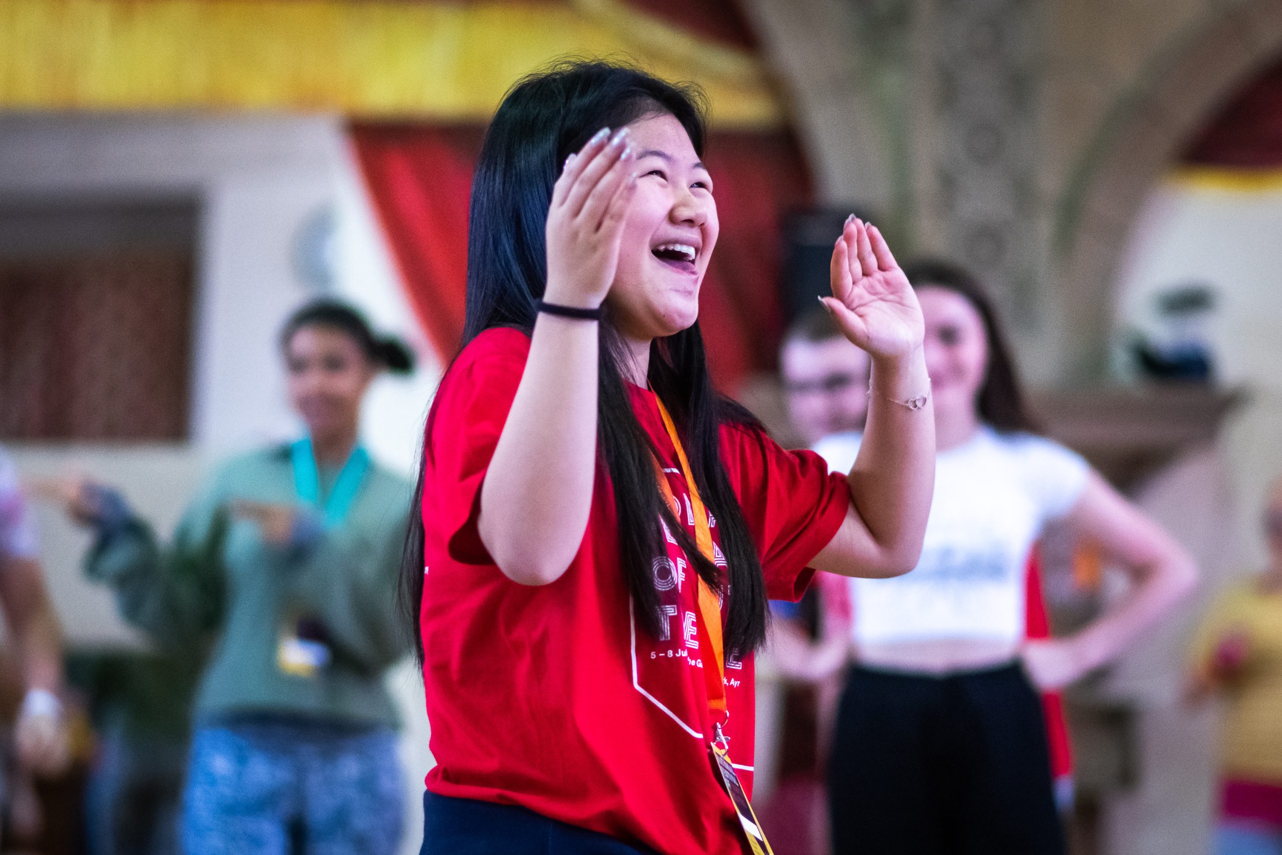National Festival of Youth Theatre 2019 3 A young and happy theatre performer