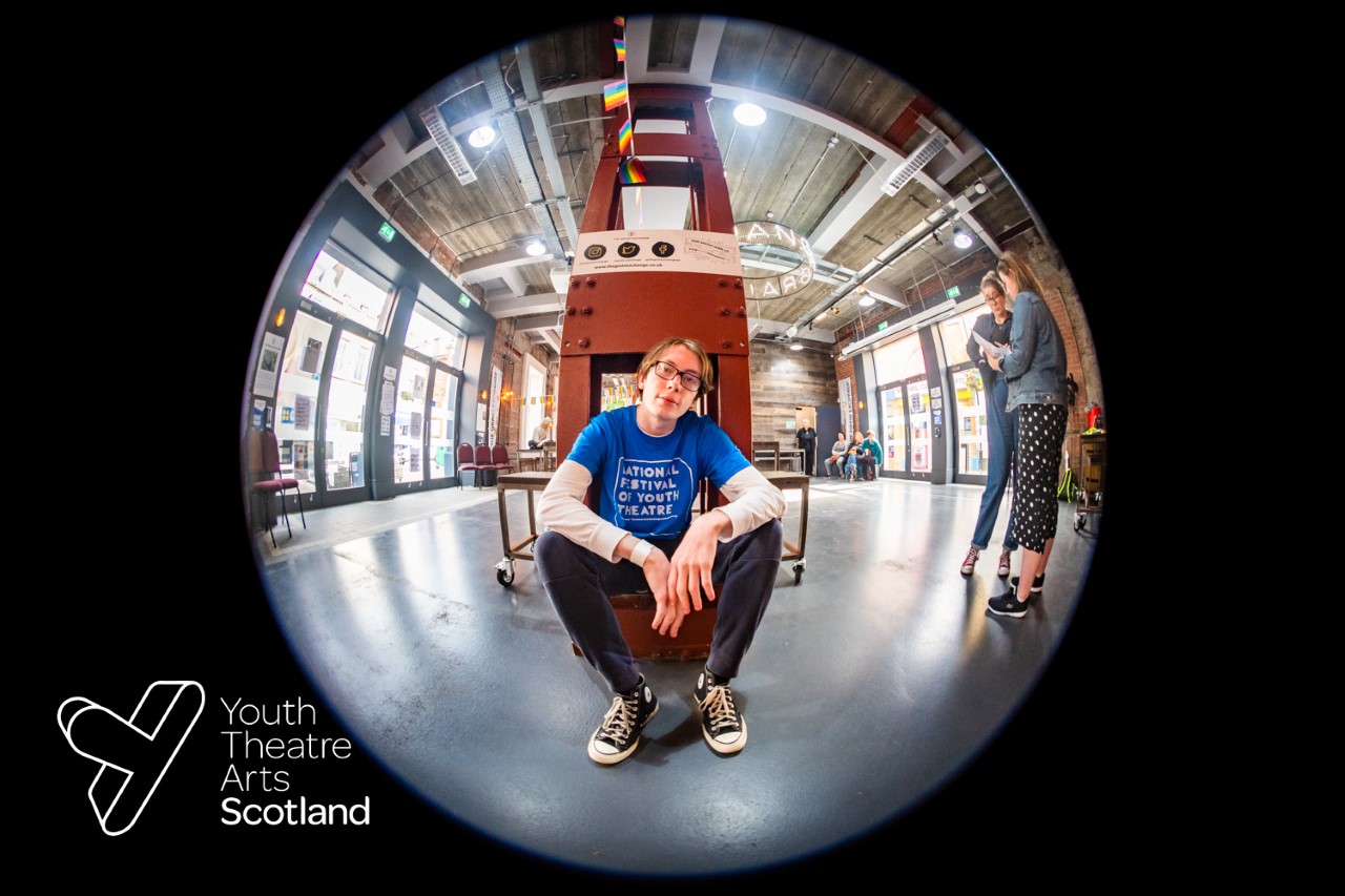 National Festival of Youth Theatre 2022 28 thumbnail Scratch Sun 3 July 2022 Grain Exchange Ayr NFYT 2022 © photographer Andy Catlin www.andycatlin.com 4089