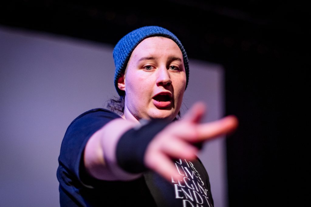 Chrysalis 2018 11 Ink Asher Hemp 147Hz Cant Pass Wed 14 November 2018 Traverse Theatre Edinburgh © photographer Andy Catlin www.andycatlin.com 8590