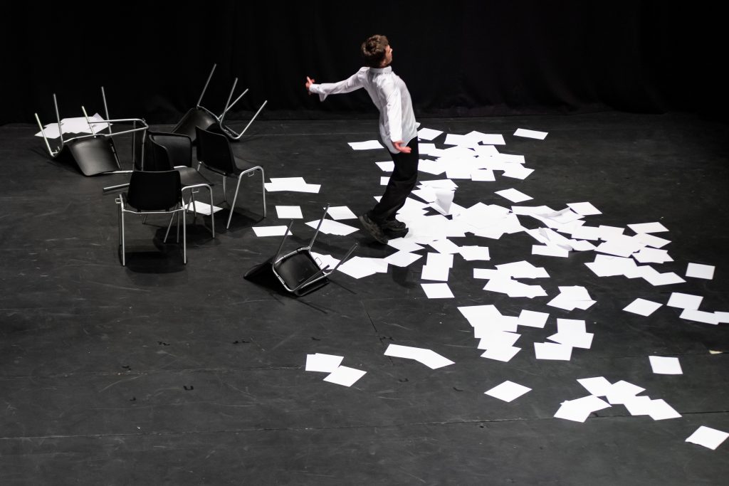 Chrysalis 2018 19 Platform Young Company Shaking the Habitual Sat 17 November 2018 Traverse Theatre Edinburgh © photographer Andy Catlin www.andycatlin.com 9992