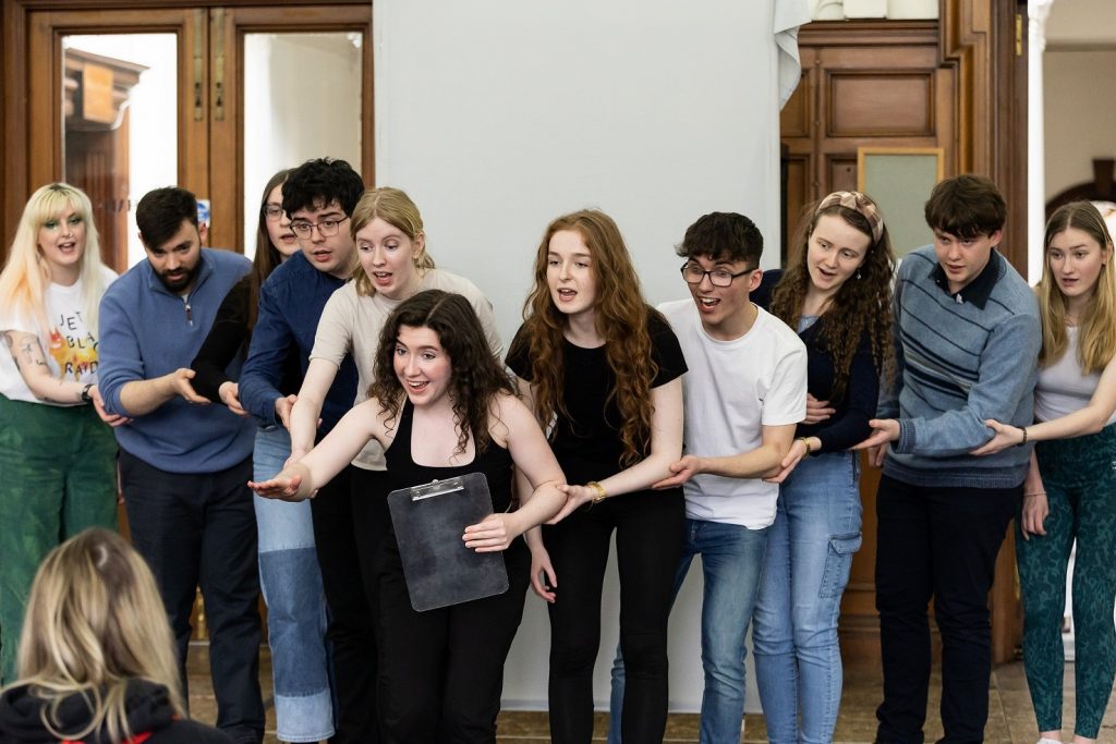 Scottish Opera: Young Company 2022-2023 4 Scottish Opera Young Company in rehearsals. Scottish Opera 2022. Credit Sally Jubb.